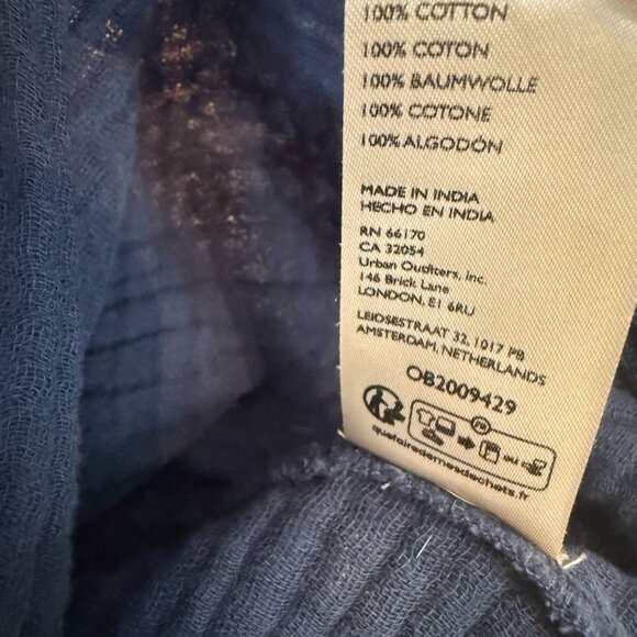 Free People Easy Sunday Relaxed Fit Waffle Textured Long Sleeve Top Women's S - Picture 7 of 7